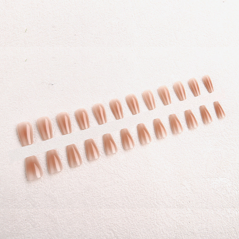 Artificial nails with natural finish Bowlift