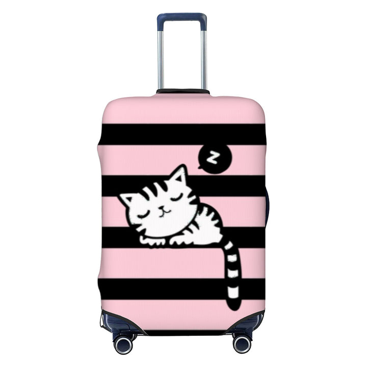 Women Hard Shell Suitcase with Trendy Surf and Palm Design Bowlift