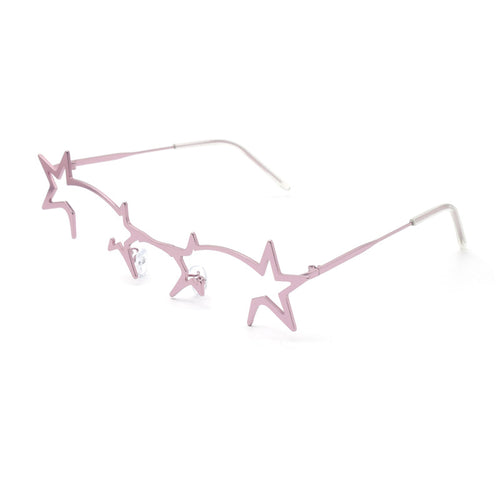Artistic Star-Shaped Eyewear Bowlift