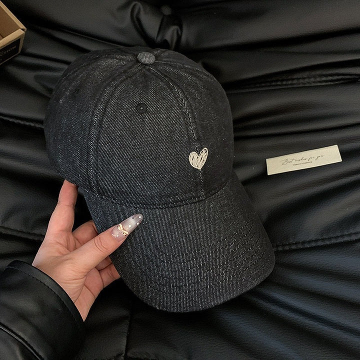 Women's Classic Denim Baseball Cap Bowlift