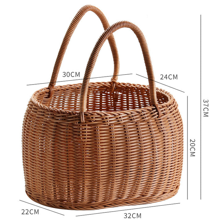 Woven Storage Basket Bowlift