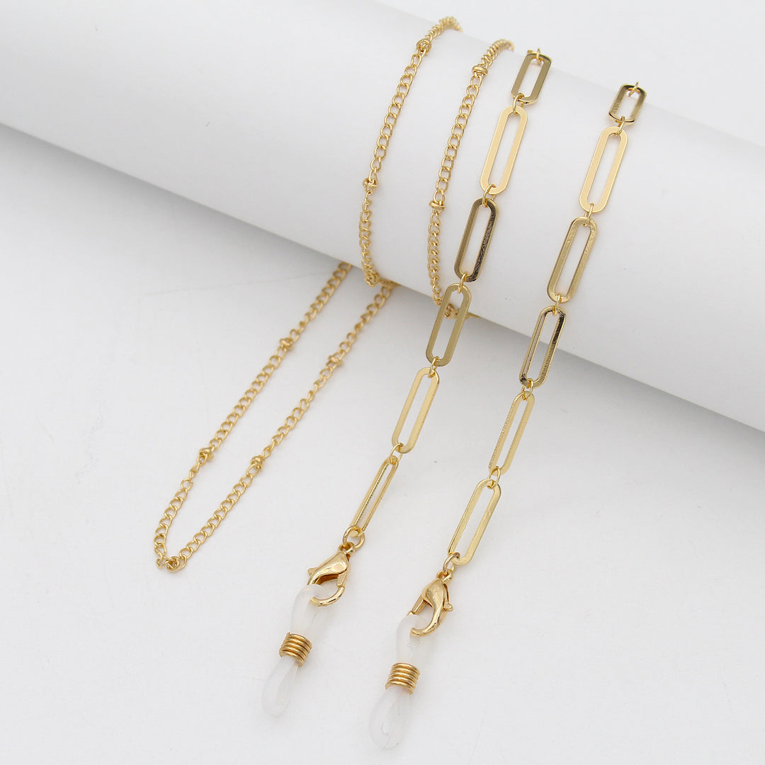 Layered Gold Chain Bracelet Bowlift