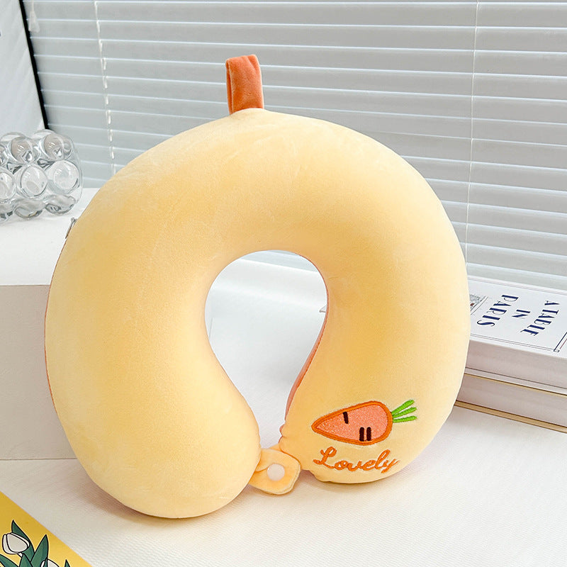 Women's Neck Pillow with Fun Alien Design Bowlift