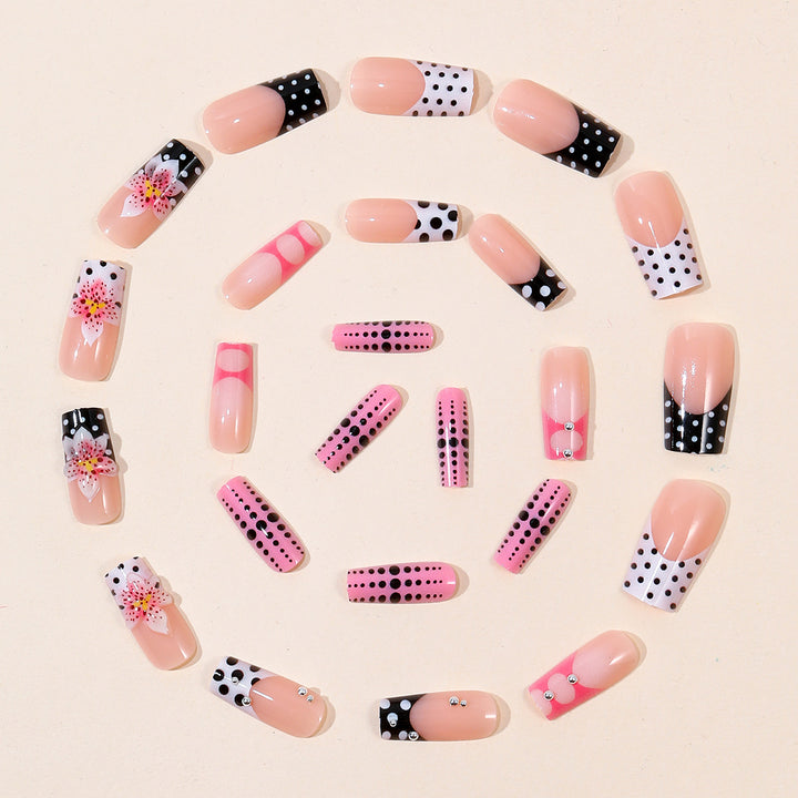 Artistic Floral Nail Art Bowlift