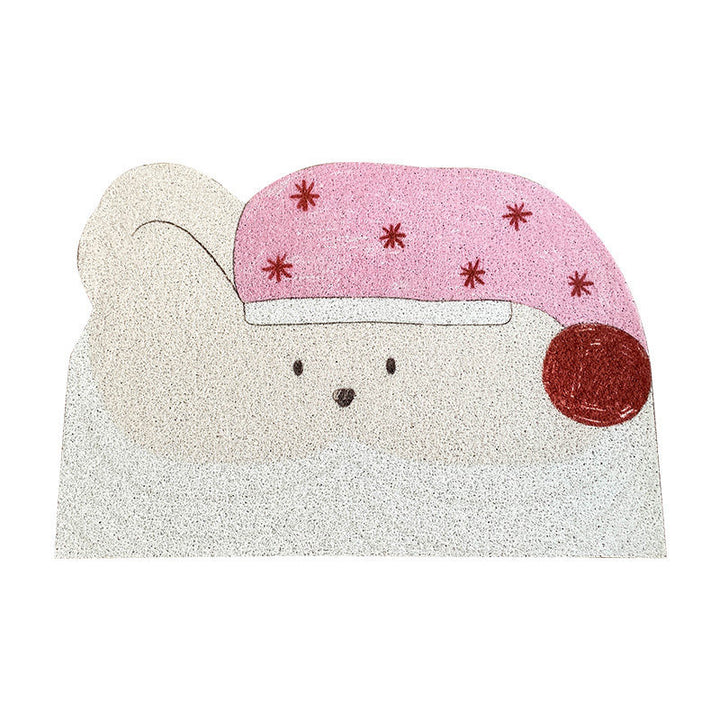 Playful Cat-Themed Bath Mat Bowlift