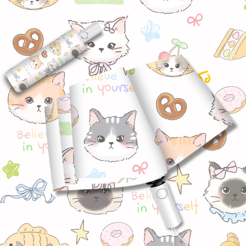 Women's umbrella with cute cat pattern Bowlift