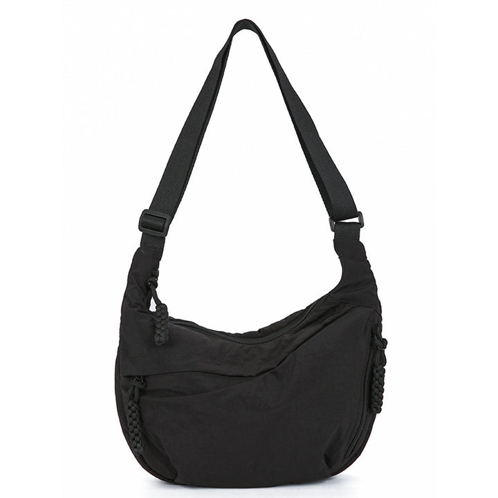 Casual shoulder bag with multifunctional zip pockets Bowlift