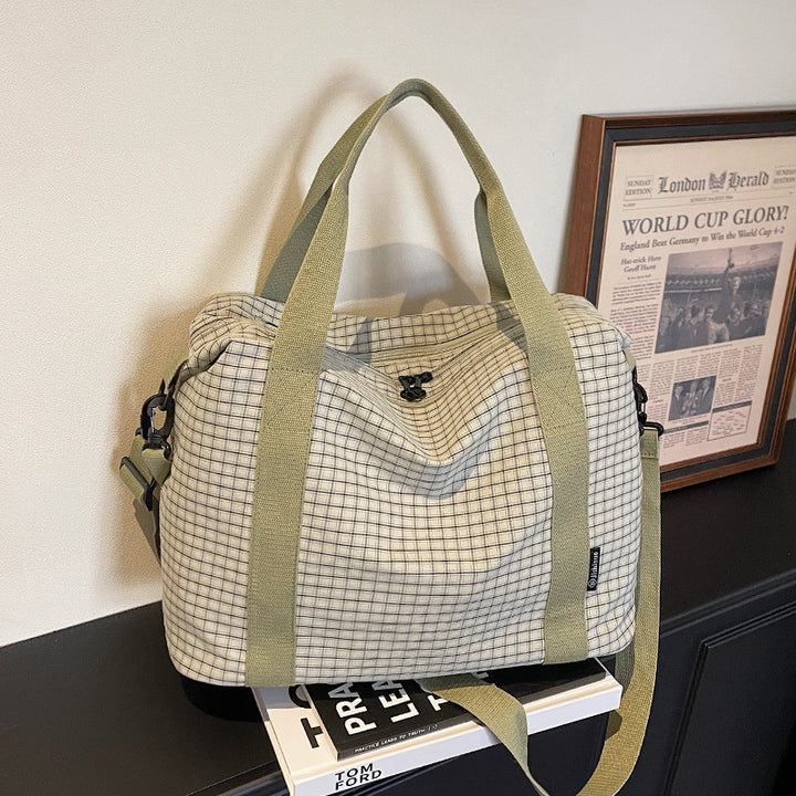 Checkered Travel Duffle