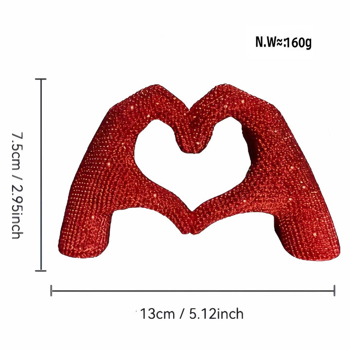 Heart Hand Sculpture Bowlift