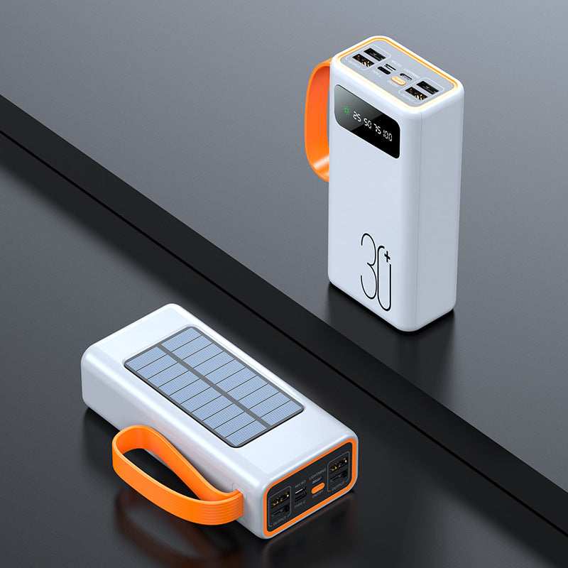 Solar Power Bank with Fast Charging Function and Integrated USB Ports Bowlift