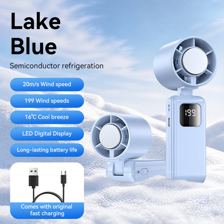 Women's Portable Mini Air Cooler with LED Display Bowlift
