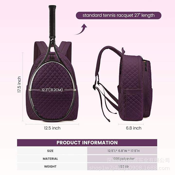 Premium Tennis Racket Backpack Bowlift