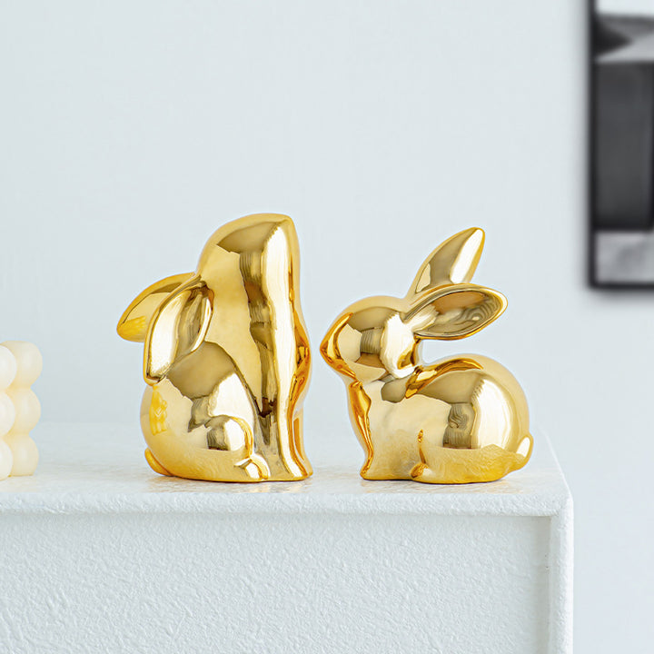 Artistic Ceramic Hare Bowlift