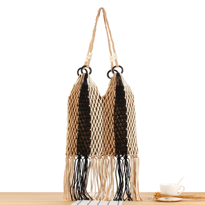 Elegant Macrame Handbag Bowlift