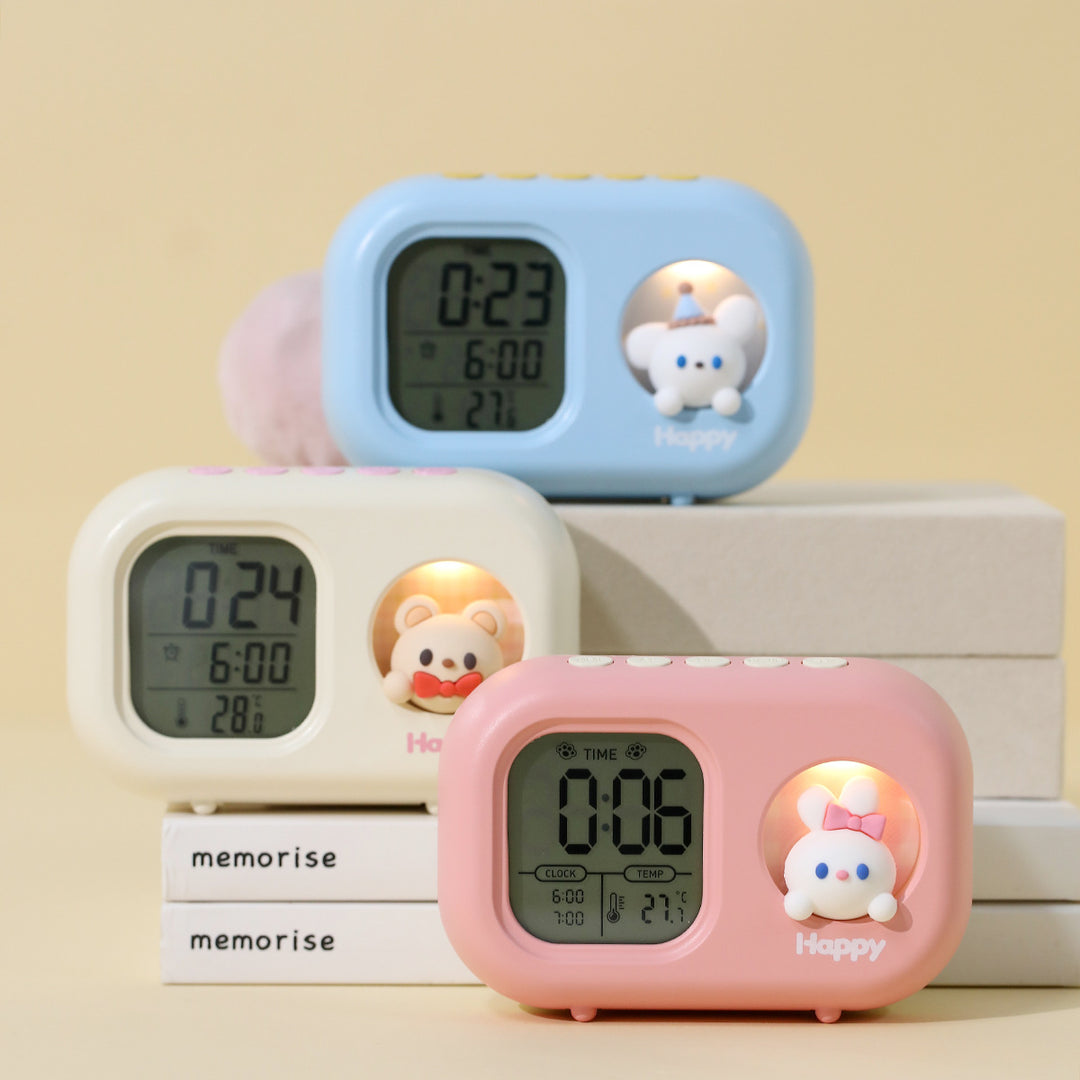 Digital Alarm Clock Bowlift
