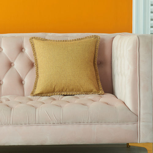 Decorative Fringed Cushion