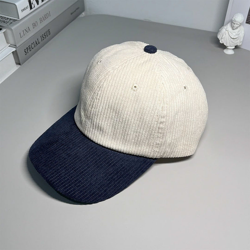Women's Corduroy Baseball Cap Bowlift