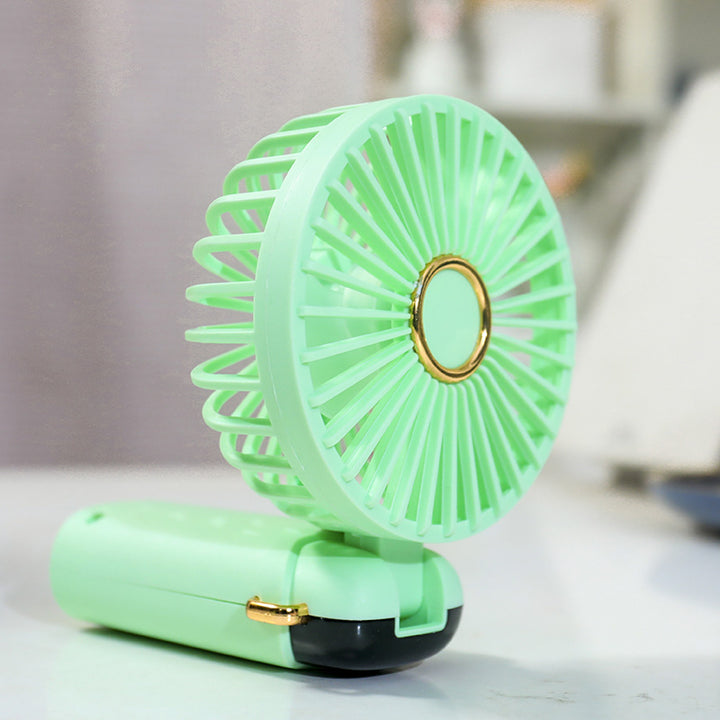 Women's Portable Hand Fan with Integrated Spray Function and USB Charging Option Bowlift