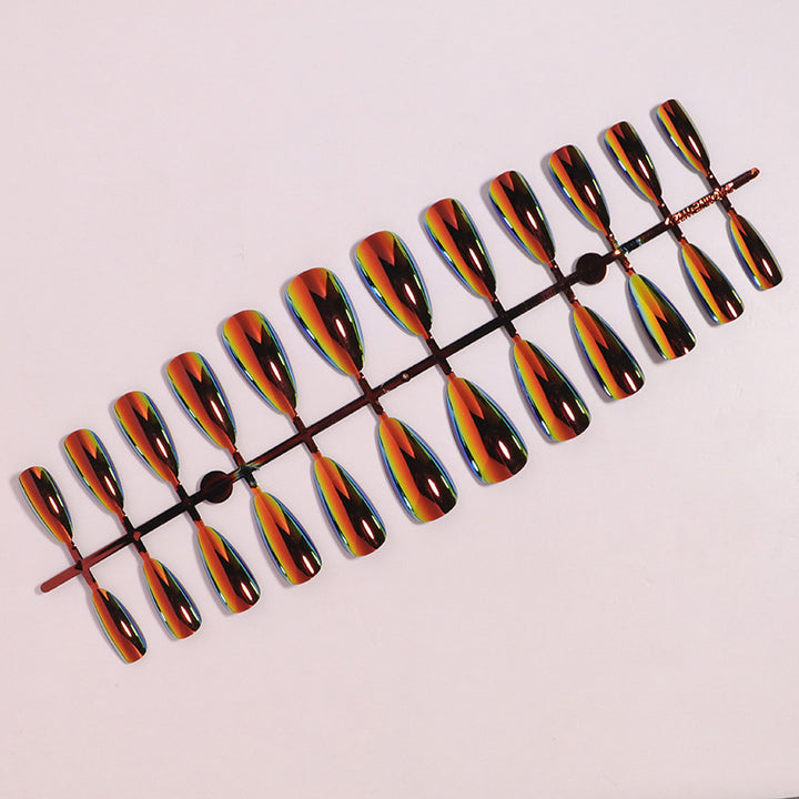 Elegant Stiletto-Shaped Press-On Nails Bowlift