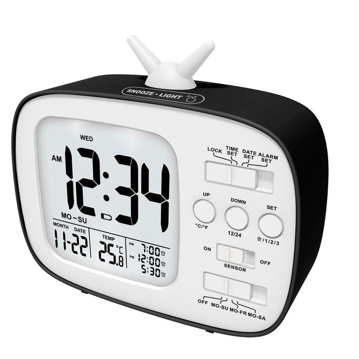 Digital Multifunction Alarm Clock Bowlift