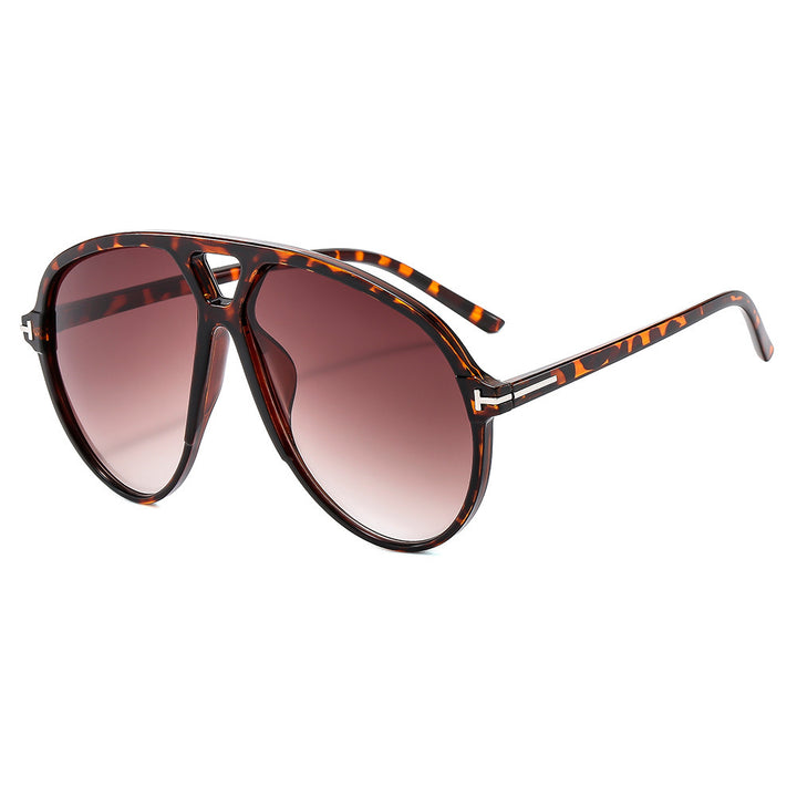 Oversized Aviator-Style Sunglasses Bowlift