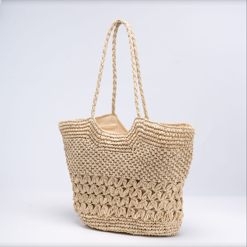 Elegant and Woven Beach Bag Bowlift