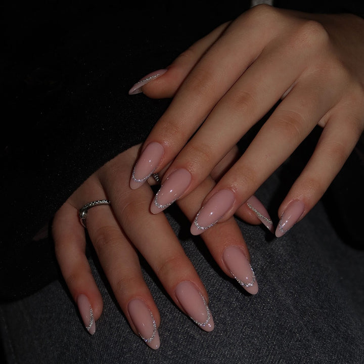 Glamorous Stiletto Nail Extensions Bowlift