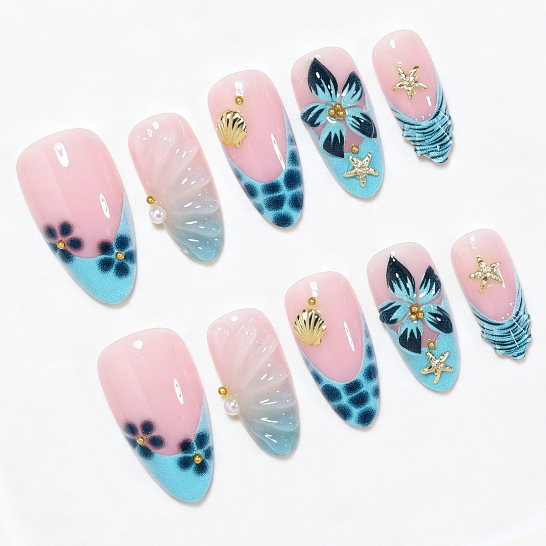 Artistic Long Acrylic Nail Tips Bowlift