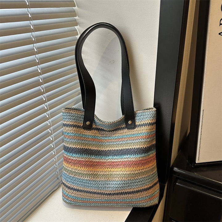 WoColorful Woven Tote Bag Bowlift