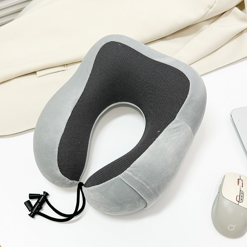 Women's ergonomic travel neck support pillow with breathable surface Bowlift