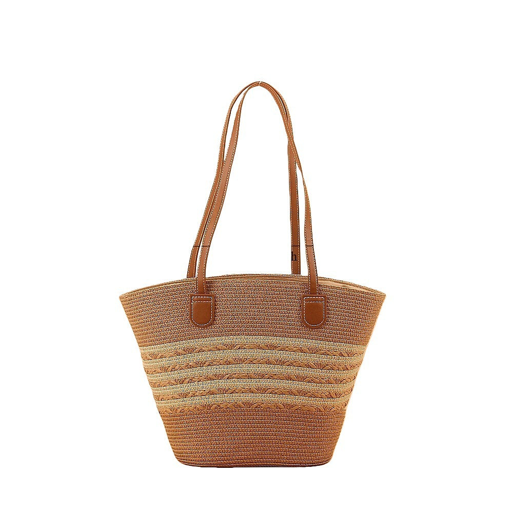 Fan bag with faux leather carrying handles Bowlift