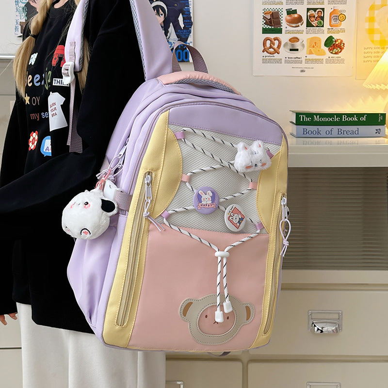 Cute Animal-Themed Backpack Bowlift