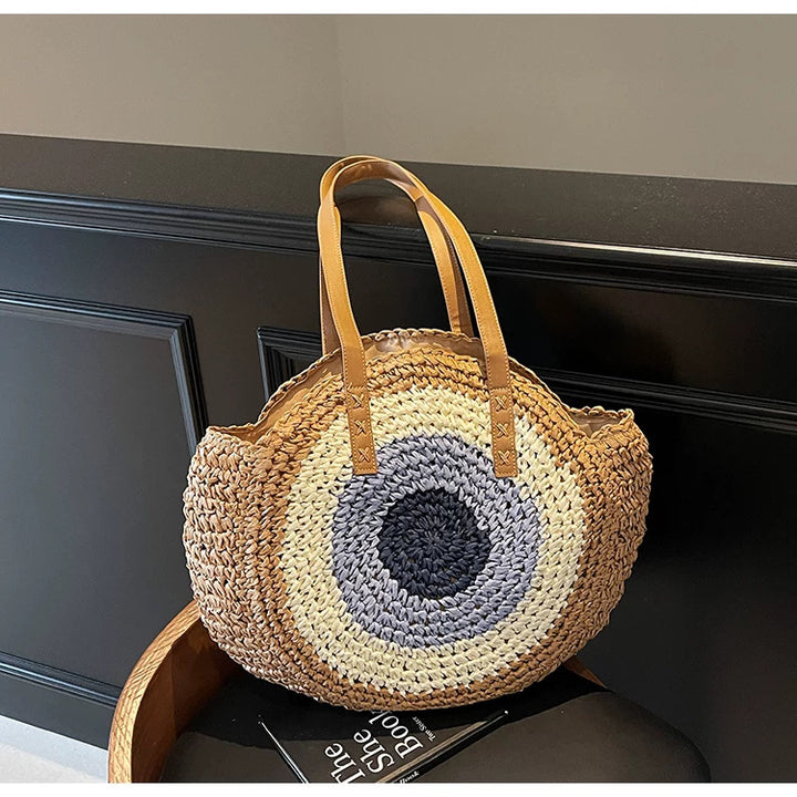 Braided Leather Tote Bag Bowlift