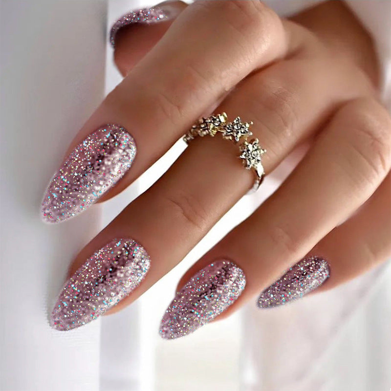 Glamorous Glitter Press-On Nail Set Bowlift