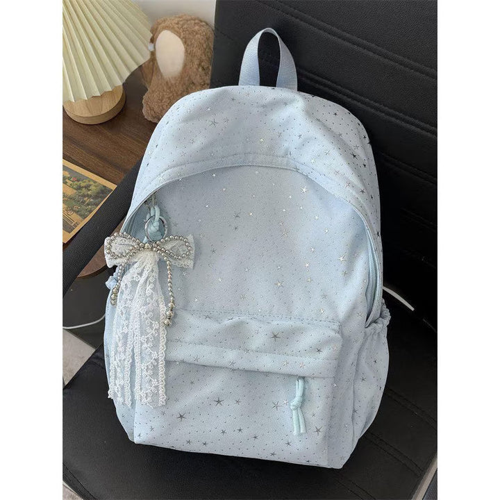 Leisure backpack with star pattern Bowlift