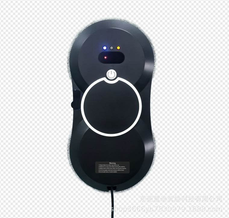 robotic window cleaner with dual rotating microfiber pads Bowlift