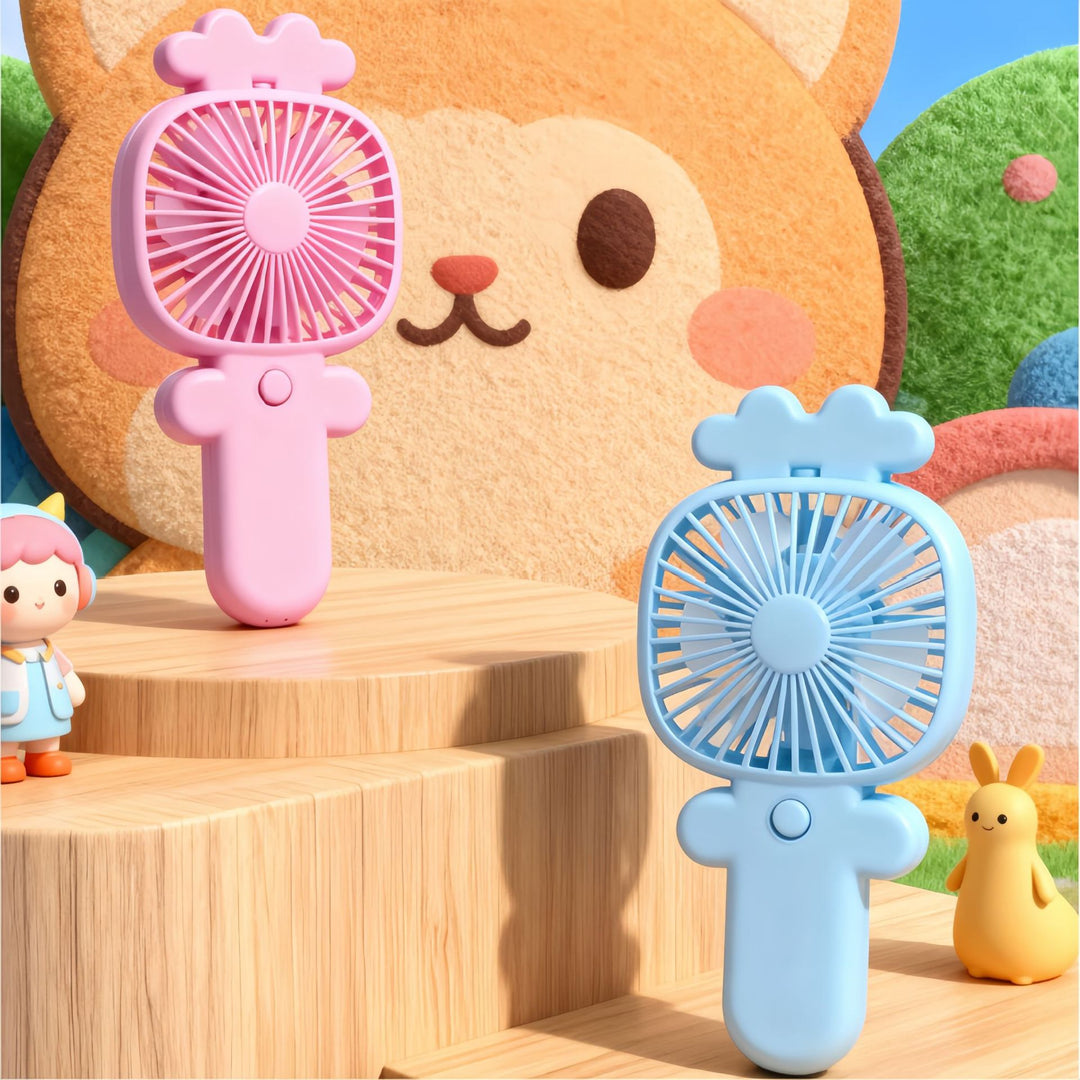 Portable Handheld Fan with Ergonomic Design and Stylish Look Bowlift