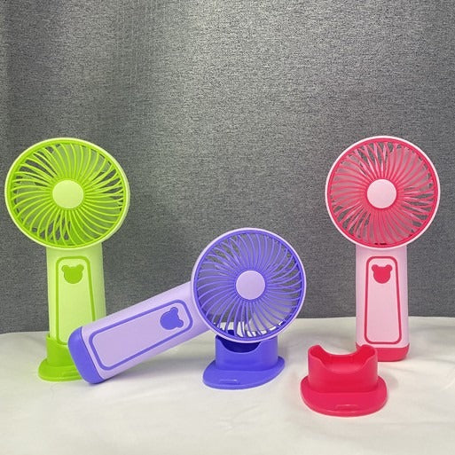 Unisex Portable Hand Fan with Comfortable Ergonomic Shape Bowlift