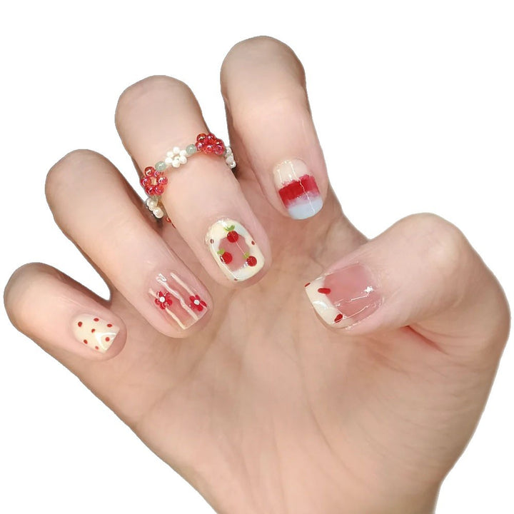 Artistic Decorative Press-On Nails Bowlift