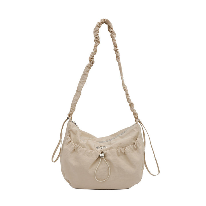 Fashionable Crossbody Bag with Elastic Shoulder Strap Bowlift