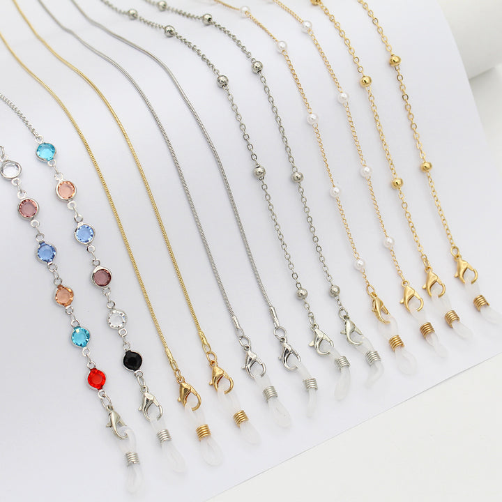 Elegant Crystal-Embellished Eyewear Chain Bowlift 1788159829