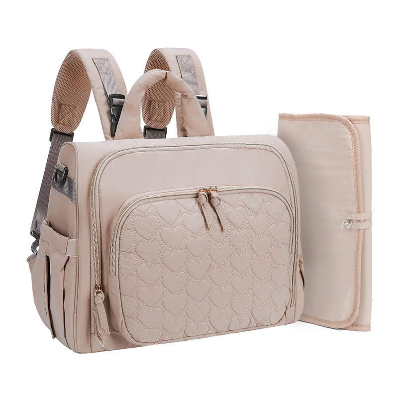 Multifunctional diaper bag with ergonomic shoulder straps Bowlift