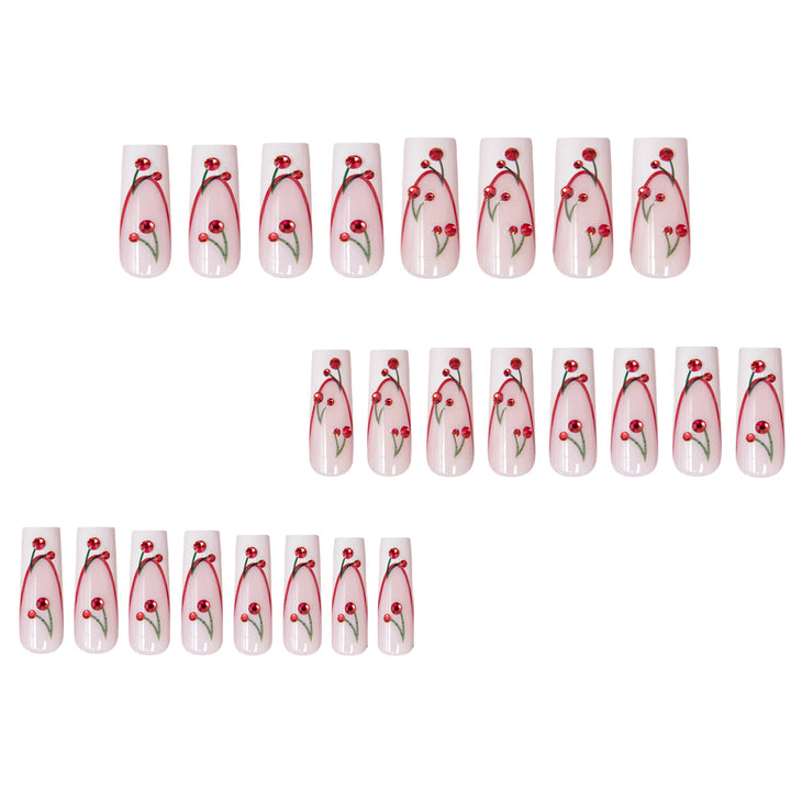 Cherry Blossom Nail Art Bowlift
