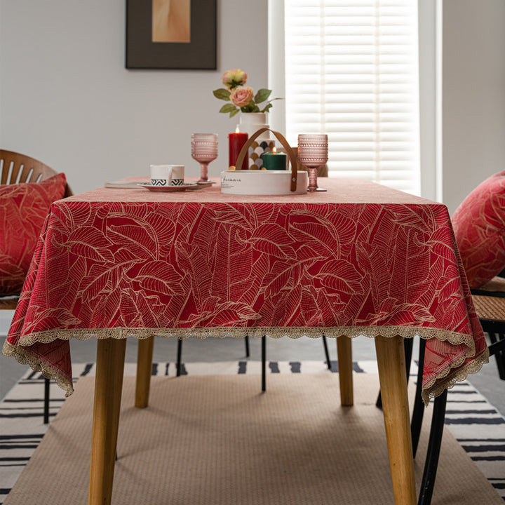 Elegant Checkered Tablecloth