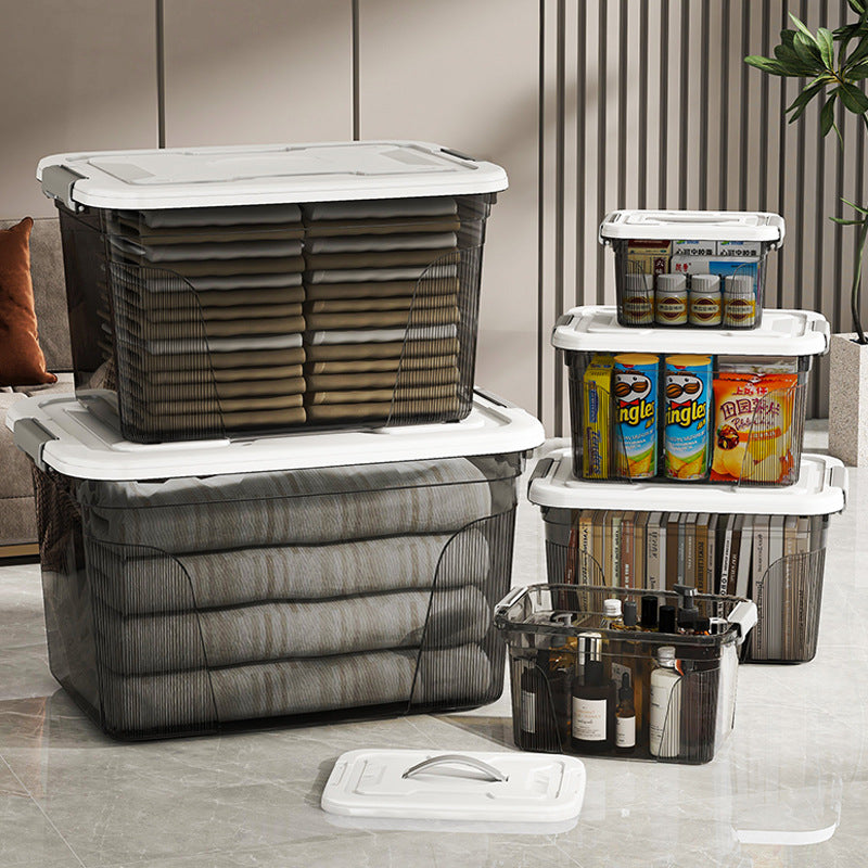 Women’s storage box with transparent lid and large volume Bowlift