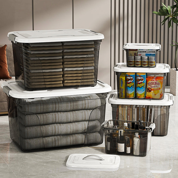 Women’s storage box with transparent lid and large volume Bowlift