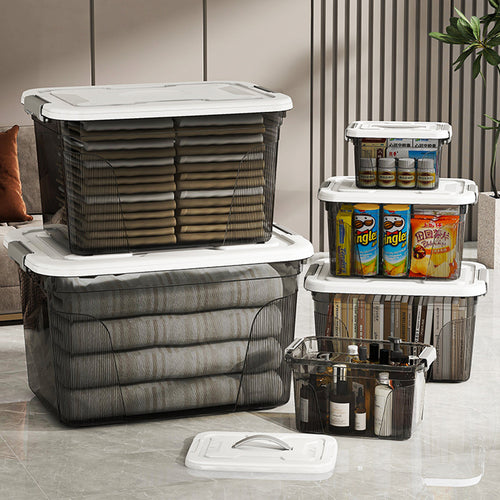 Women’s storage box with transparent lid and large volume Bowlift