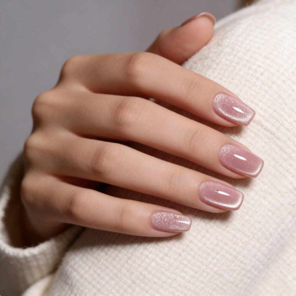 Premium Glossy Ombre Press-On Nail Extensions Bowlift