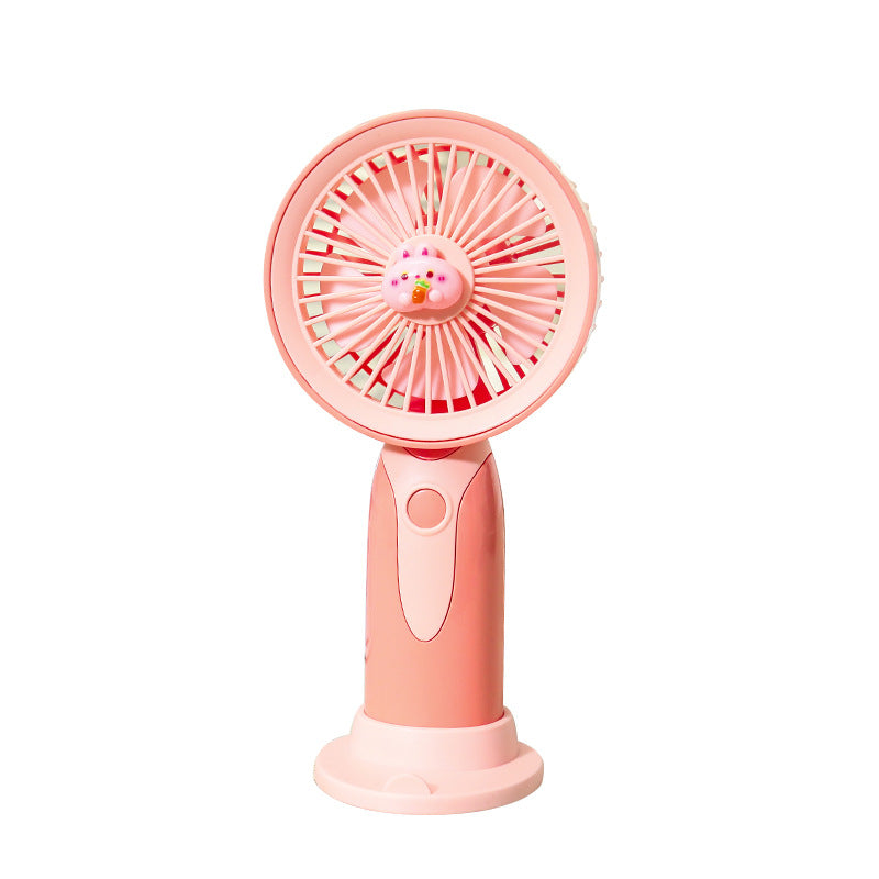 Women's Compact Hand Fan with Ergonomic Design and USB Charging Function Bowlift