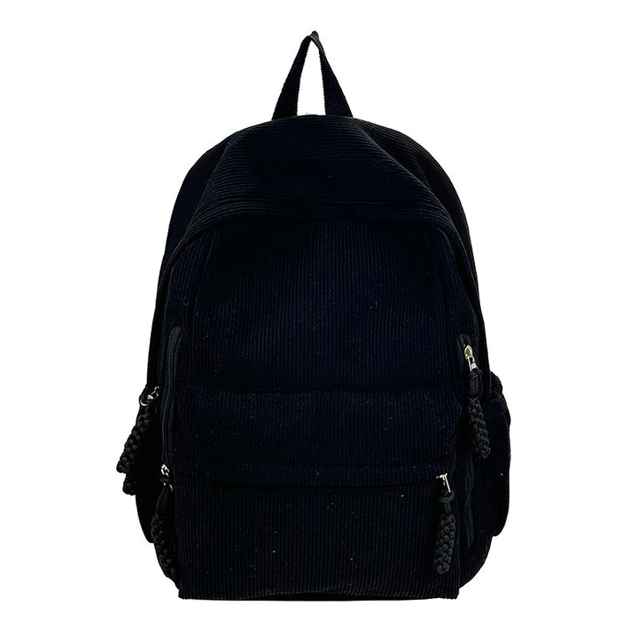 Textured Fabric Everyday Backpack Bowlift